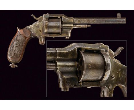 dating: 1875-1890 provenance: Europe, Octagonal, rifled, 8.5 mm cal. barrel, with fore-sight. Interesting opening with latera