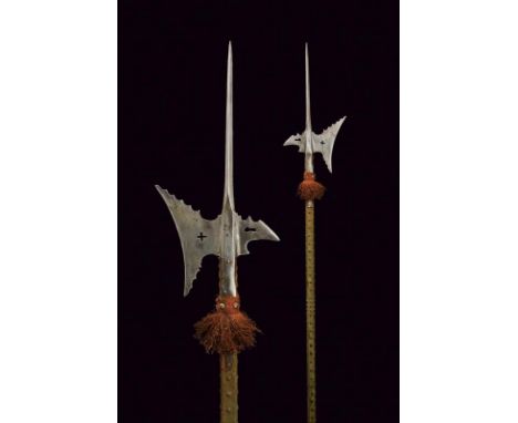 dating: 16th Century provenance: Swiss, Cusp of lozenge section, concave-edged axe, pierced with a heart, undulated back; wid