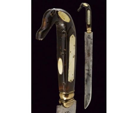 dating: 1840 circa provenance: Kingdom of the Two Sicilies, Strong, single-and short false-edged blade, base with Neapolitan 