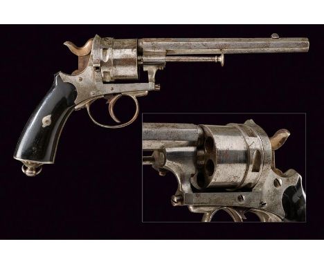 dating: 1875-1890 provenance: Italy, Octagonal, rifled, 9 mm cal. barrel, with fore-sight, stamped on side 'MF / L' (Marazzi 