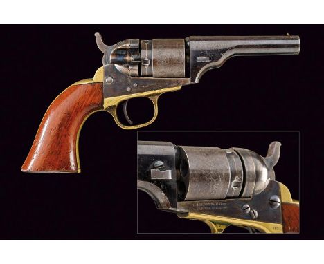 dating: 1873 - 1880 provenance: USA, Cylindrical, rifled, 3-1/2', cal. 38 rimfire barrel, with fore-sight, marking in two lin