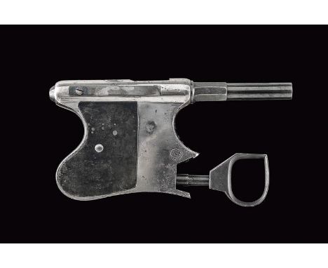 dating: 1875-1890 provenance: Belgium, Rifled, two-stage, 7.5 mm cal. barrel, octagonal and round, with remains of finishing;