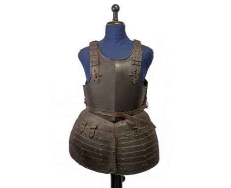 dating: second quarter of the 17th Century provenance: Northern Europe, Breast-plate ribbed in the center, with neckline and 
