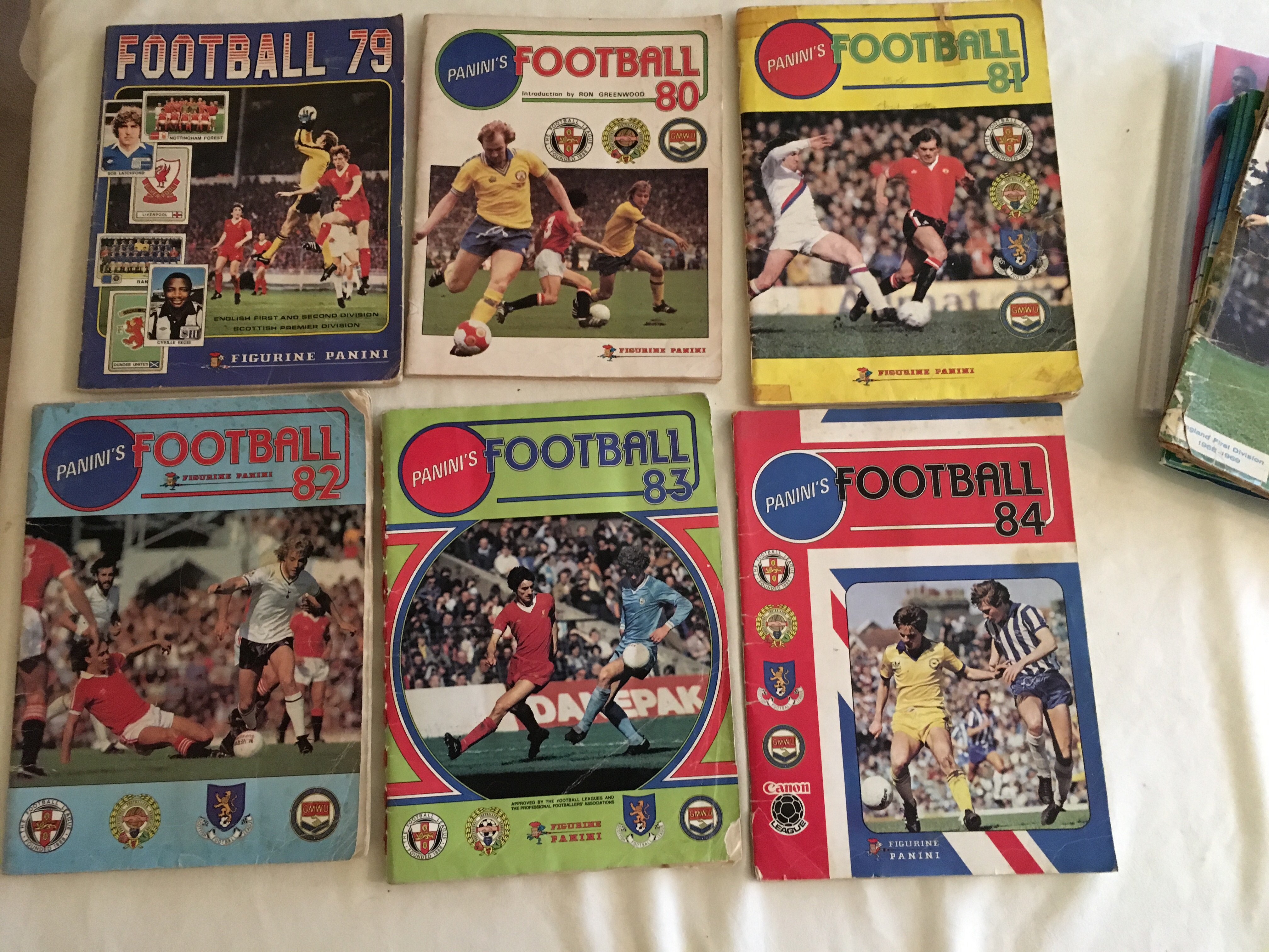 Panini Complete Album Collection 79 - 84: Run Of 6 With Only 1980 Part ...