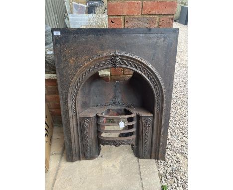 Cast iron fireplace