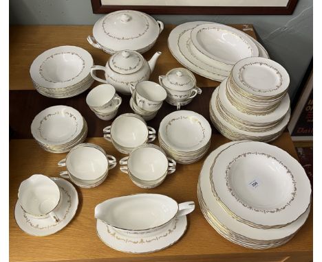 Collection of Royal Worcester Gold Chantilly 