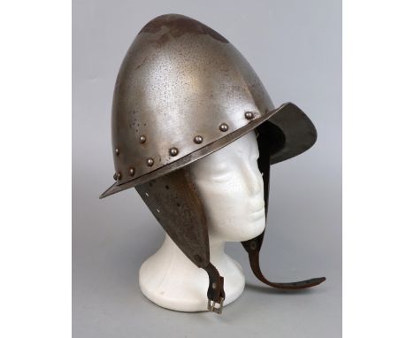 Steel 'Conquistador' style Helmet 