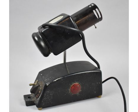 A Vintage Scientific Lamp by Cooke, York with Adjustable Aperture and Brightness Controls 