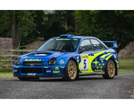 The ex-Richard Burns/Robert Reid rally car, used in Monte Carlo and Sweden during their Championship-winning 2001 season. On 