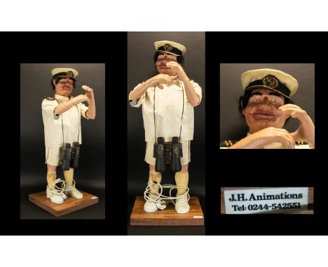Advertising Automaton Interest Shop Display Mechanical Figure Mid 20th Century animated display model in the form of a sailor