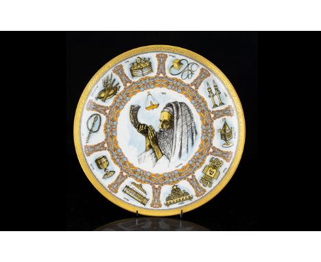 2 x Goebel Traditional Plates, Designed by Laszlo Ispanky, 10,000 Manufactures Numbers 3293 &amp; 3314.  