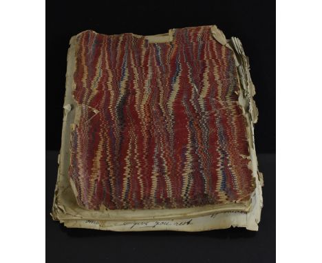 A 19th Century lady's manuscript of original poetry, dedications and instructions for various parlour games, Miss M. Parkin, 