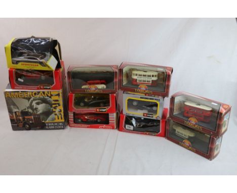 12 boxed diecast models to include 6 x Burago featuring 3019 Italia 90 1984 Ferrari Testarossa, 0504 1984 Ferrari Testarossa,