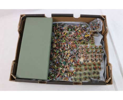 Quantity of metal Citadel figures and other makes to include Medieval/Ancients and other era's in various scales of 11mm, 15m