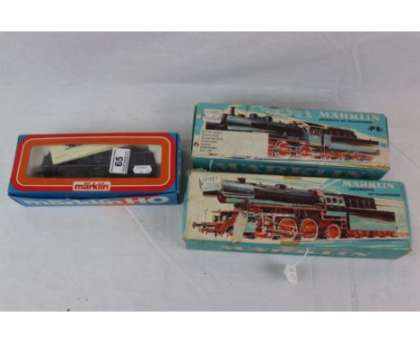 Three boxed Marklin HO scale locomotives to include 3034, 3038 &amp; 3005