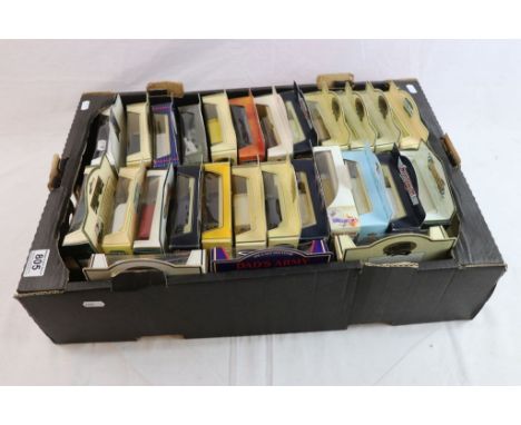 Collection of approx.55 boxed Lledo diecast models to include Vanguards, London's Burning, Days Gone, Promotions, Tetley, Dad