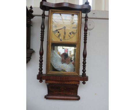 Inlaid Wall Clock