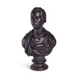 AFTER JOSEPH NOLLEKENS- A BRONZE PORTRAIT BUST OF WILLIAM PITT THE YOUNGER (1759-1806)