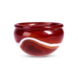 A NEAR EASTERN BANDED AGATE BOWL, 3RD - 1ST CENTURY B.C.