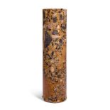 A YELLOW AND GREY BRECCIA MARBLE PEDESTAL ITALIAN, 18TH CENTURY