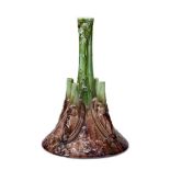 CHRISTOPHER DRESSER (1834-1904) FOR AULT POTTERY- AN OWL VASE