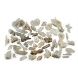 A COLLECTION OF ASSORTED ROCK CRYSTALS OF VARIOUS SIZES