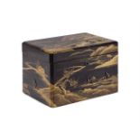 A LACQUER BOX JAPANESE, 19TH CENTURY