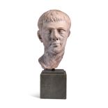 A FRAGMENTARY HEAD OF A NOBLEMAN, ROMAN, JULIO-CLAUDIAN PERIOD AND LATER