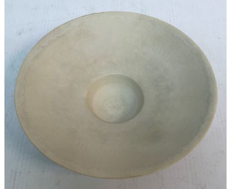 A Mary White (1926-2013) stoneware pottery bowl of simple form of flared form, 24.5 cm diameter x 6.5 cm high CONDITION REPOR