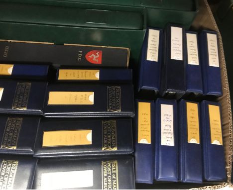 A large collection of First Day Covers predominently for the Isle of Man, Channel Islands etc to include a 1989 Studio Potter