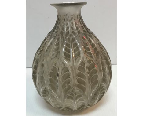 A Lalique “Malesherbes” vase 23 cm high CONDITION REPORTS N.B. signed to base "R Lalique France" and "No. 1014".  Condition -