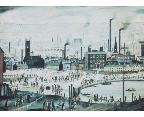 L.S. Lowry R.A. (British 1887-1976) "An Industrial Town", signed and numbered 409/500 in pencil in the margin, limited editio