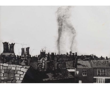 Anni Corbett (20th/21st century) "Macclesfield Rooftops", signed, dated 'May 1978' and numbered 3/3 in pencil in the margin, 