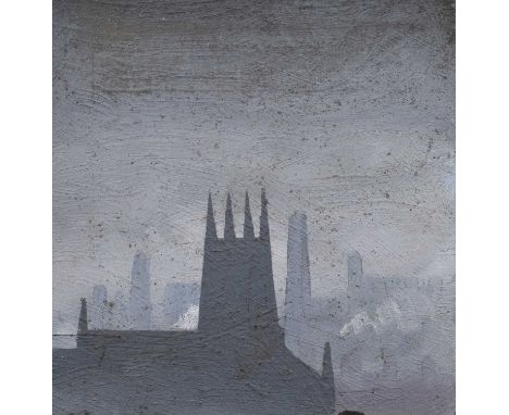 Trevor Grimshaw (British 1947-2001) Northern cityscape, unsigned, oil on board.15cm x 14.5cm (6in x 5.75in)Footnote:Artists’ 