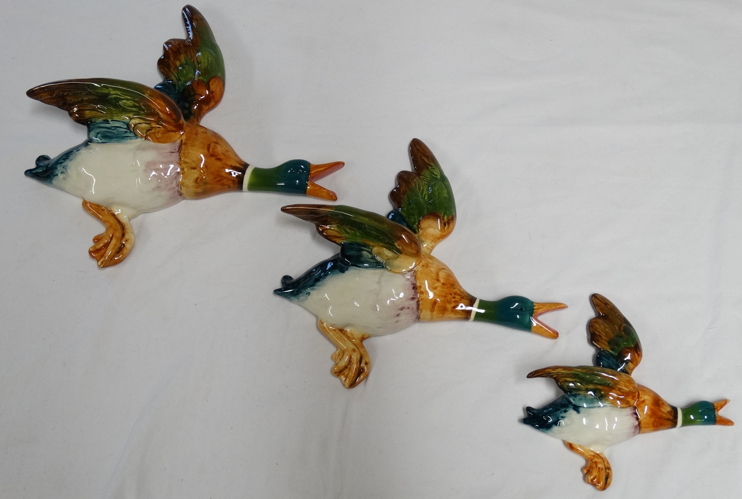 Set of 3 Beswick graduated Flying Wall Ducks