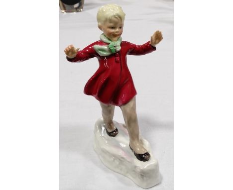 Royal Worcester figure - January