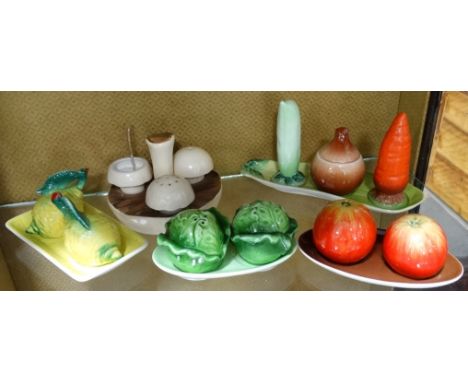 5 Carltonware cruet sets 