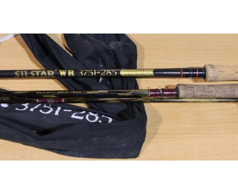 Two Silstar 10ft fly rods. P&amp;P Group 3 (£25+VAT for the first lot and £5+VAT for subsequent lots) 