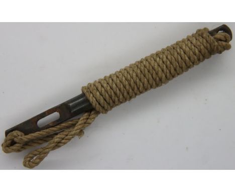 WWII American Garand rifle pull through. P&amp;P Group 2 (£18+VAT for the first lot and £3+VAT for subsequent lots) 
