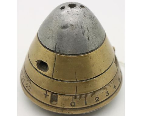 Ex-Museum Display INERT WW1 British No 80 timer fuze. P&amp;P Group 2 (£18+VAT for the first lot and £3+VAT for subsequent lo