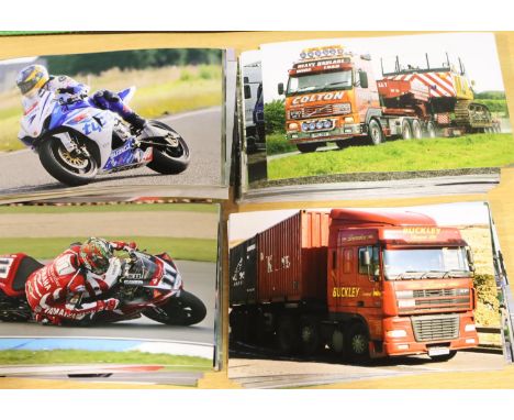 200 printed photographs of trucks, track cars and others. P&amp;P Group 1 (£14+VAT for the first lot and £1+VAT for subsequen
