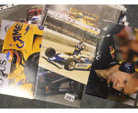 Formula One interest: Mark Webber 2013 World Touring Car Championship Meeting, Silverstone obtained pen signed publicity shot