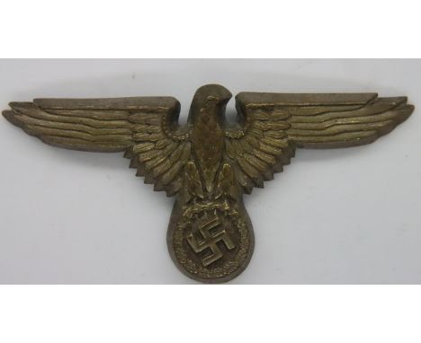 German SA early cap badge. P&amp;P Group 1 (£14+VAT for the first lot and £1+VAT for subsequent lots) 