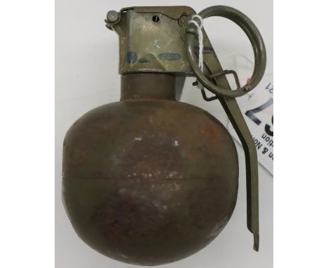 INERT Vietnam War period M67 baseball grenade. P&amp;P Group 1 (£14+VAT for the first lot and £1+VAT for subsequent lots) 
