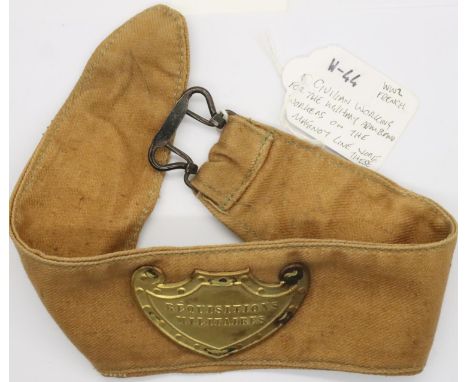 French WWII civilians armband for those working for the military. P&amp;P Group 1 (£14+VAT for the first lot and £1+VAT for s