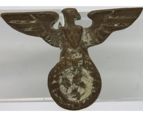 WWII German SS Officers eagle badge. P&amp;P Group 1 (£14+VAT for the first lot and £1+VAT for subsequent lots) 