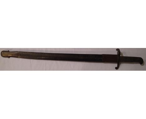 British Engineers bayonet and scabbard. P&amp;P Group 3 (£25+VAT for the first lot and £5+VAT for subsequent lots) 
