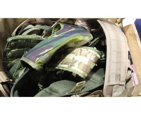 Mixed tactical webbing, some military issue. P&amp;P Group 3 (£25+VAT for the first lot and £5+VAT for subsequent lots) 