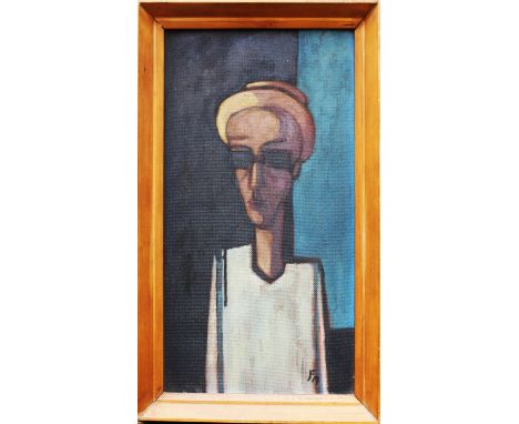 Miklos FARKASHAZY (1895 – 1964), Portrait of a man oil on board 58x31cm framed monogramed