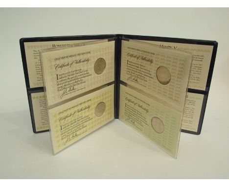 A set of four "Great Britons" Medallic first day covers including Robert the Bruce 